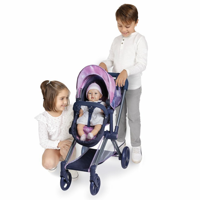 DeCuevas 81776 Skládací kočárek pro panenky 3 v 1 s taškou Magic Bubble 2024 - 73 cm - Obrázek 5