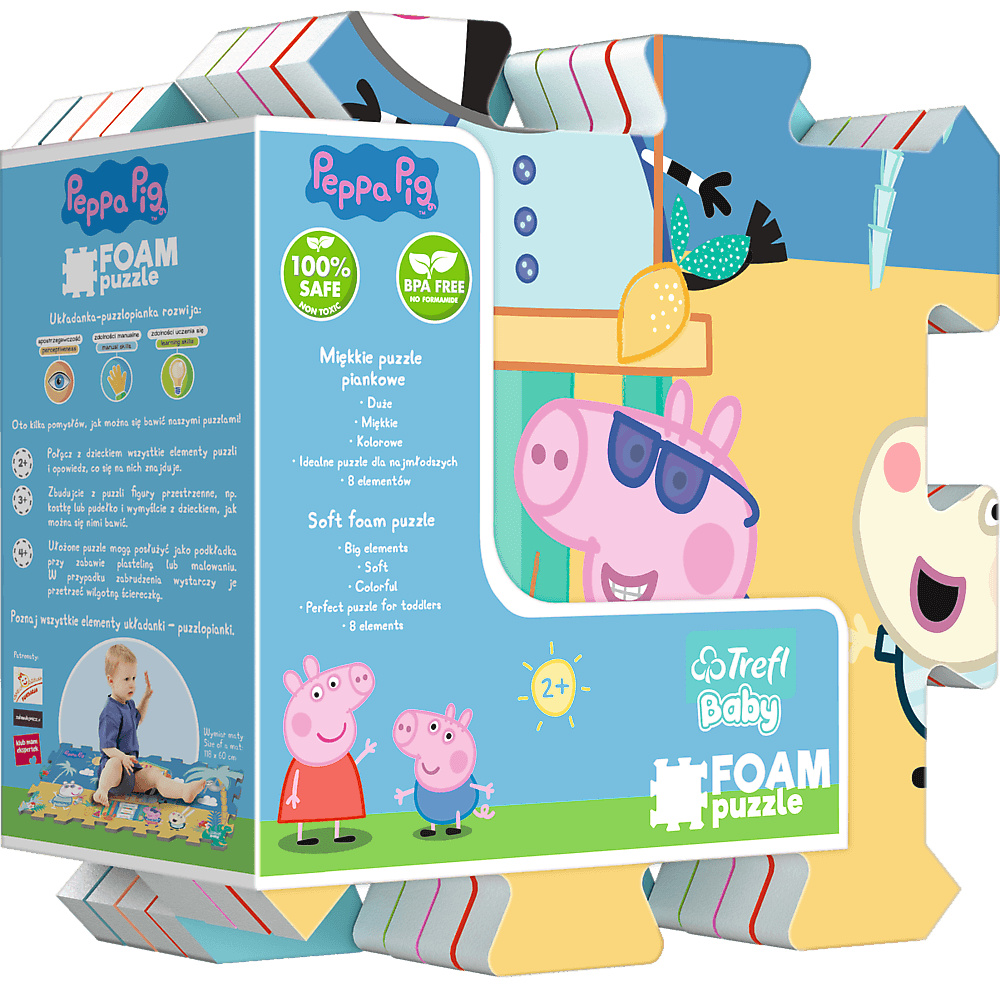 Pěnové puzzle Prasátko Peppa : Letní prázdniny