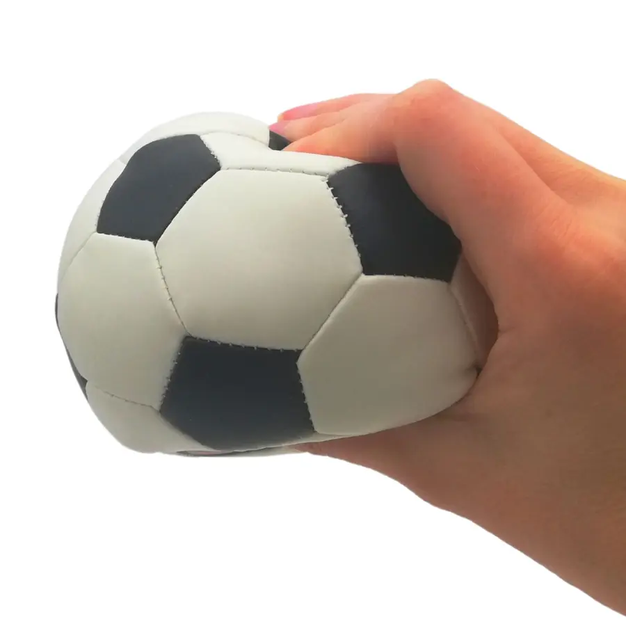 Míček průměr 10 cm / fotbalový vzor / - Obrázek 2