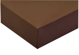 Prostěradlo Jersey tmavě hnědá - 60 x 130 cm