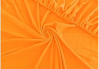 Prostěradlo froté oranžové - 60 x 130 cm
