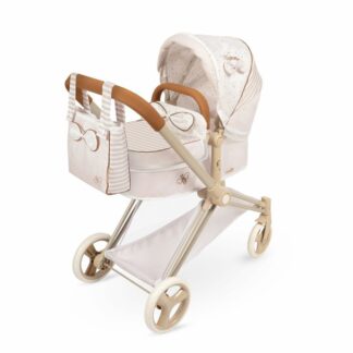 DeCuevas 81778 Skládací kočárek pro panenky 3 v 1 s taškou Verona 2025 - 73 cm