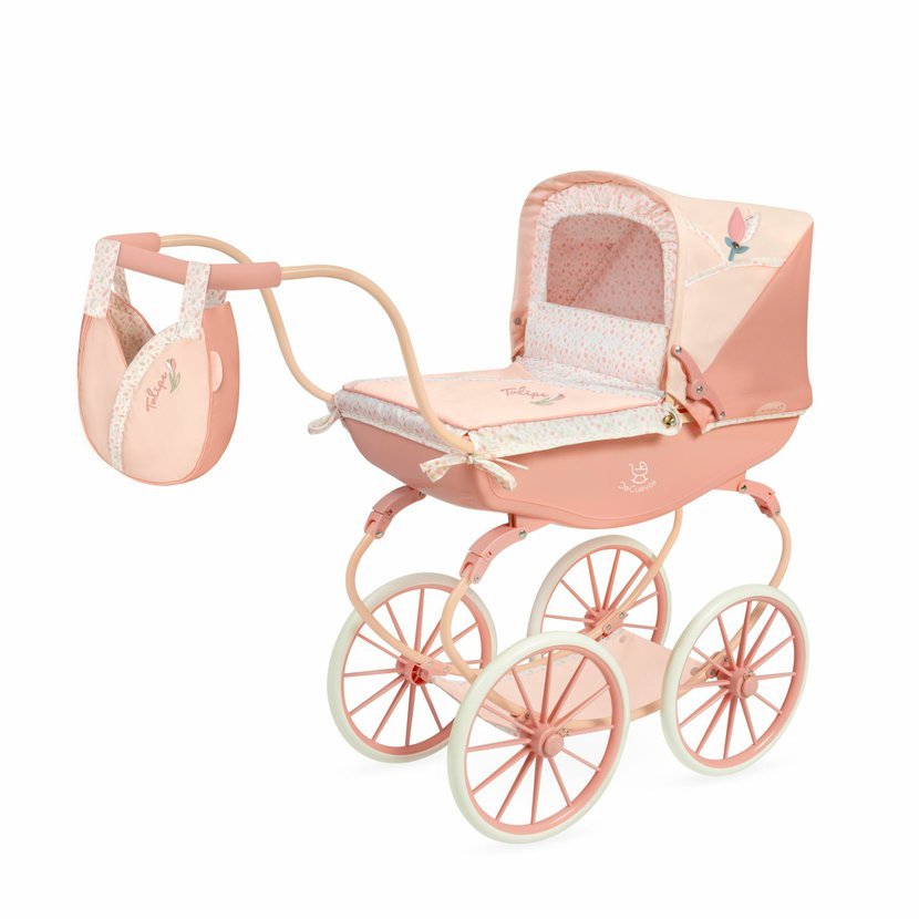 DeCuevas 87074 Kočárek pro panenky hluboký Tulipe 2025 - 68 cm