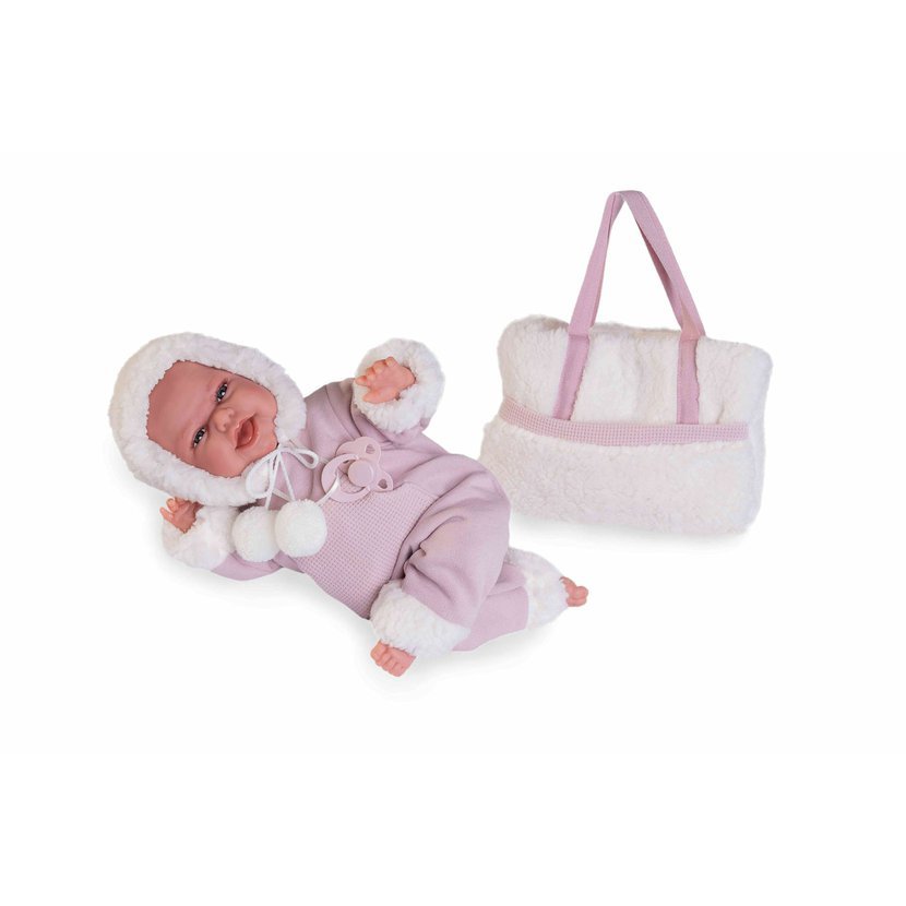 Antonio Juan 70360 CLARA - realistická panenka miminko se speciální pohybovou funkcí a měkkým látkovým tělem - 34 cm - Obrázek 3