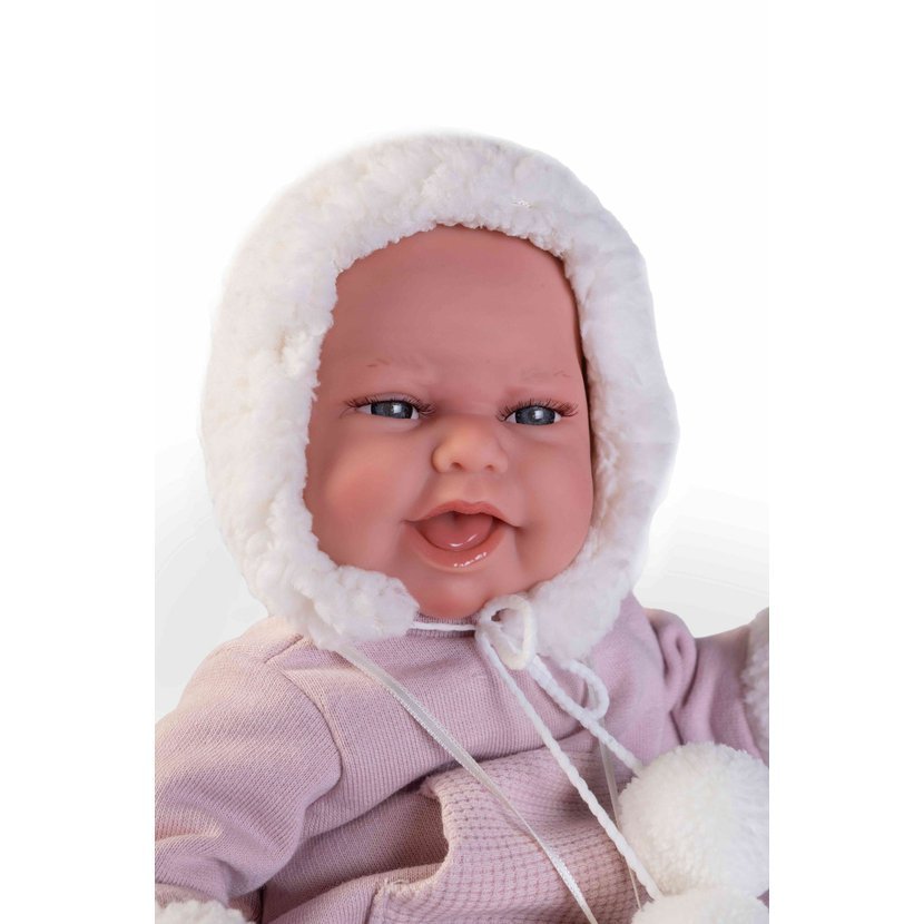 Antonio Juan 70360 CLARA - realistická panenka miminko se speciální pohybovou funkcí a měkkým látkovým tělem - 34 cm - Obrázek 4
