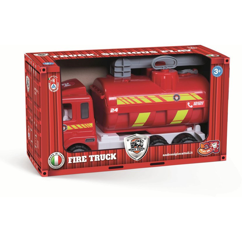 Androni Heavy Trucks hasičký vůz s funkční stříkačkou a pogumovanými koly - délka 52 cm - Obrázek 2