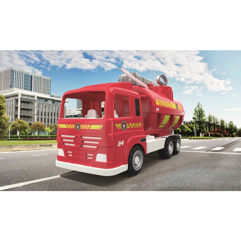 Androni Heavy Trucks hasičký vůz s funkční stříkačkou a pogumovanými koly - délka 52 cm - Obrázek 8