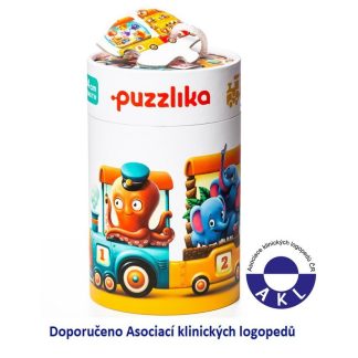 Puzzlika 13050 Vlak 94 cm - naučné puzzle 20 dílků