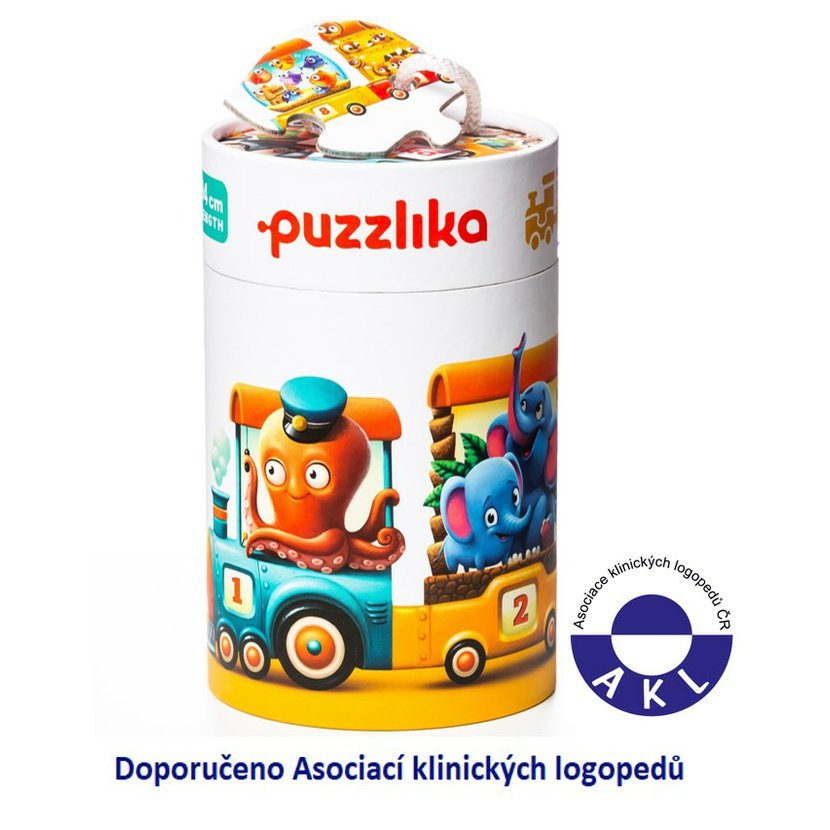 Puzzlika 13050 Vlak 94 cm - naučné puzzle 20 dílků