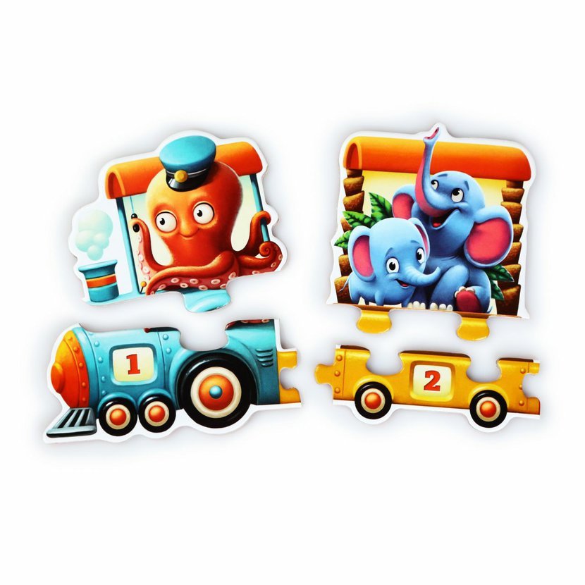 Puzzlika 13050 Vlak 94 cm - naučné puzzle 20 dílků - Obrázek 6