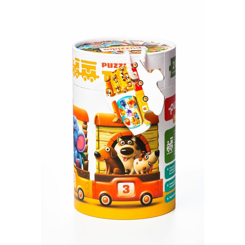 Puzzlika 13050 Vlak 94 cm - naučné puzzle 20 dílků - Obrázek 7