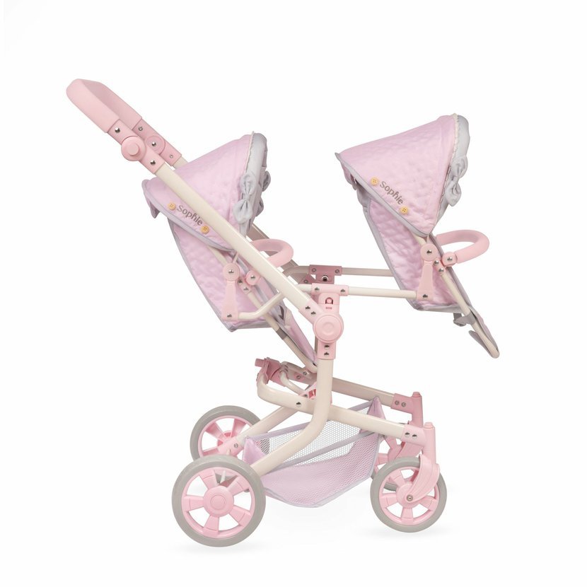 DeCuevas 90875 Skládací kočárek pro dvojčata panenky s taškou Sophie 2025 - 91 cm - Obrázek 4