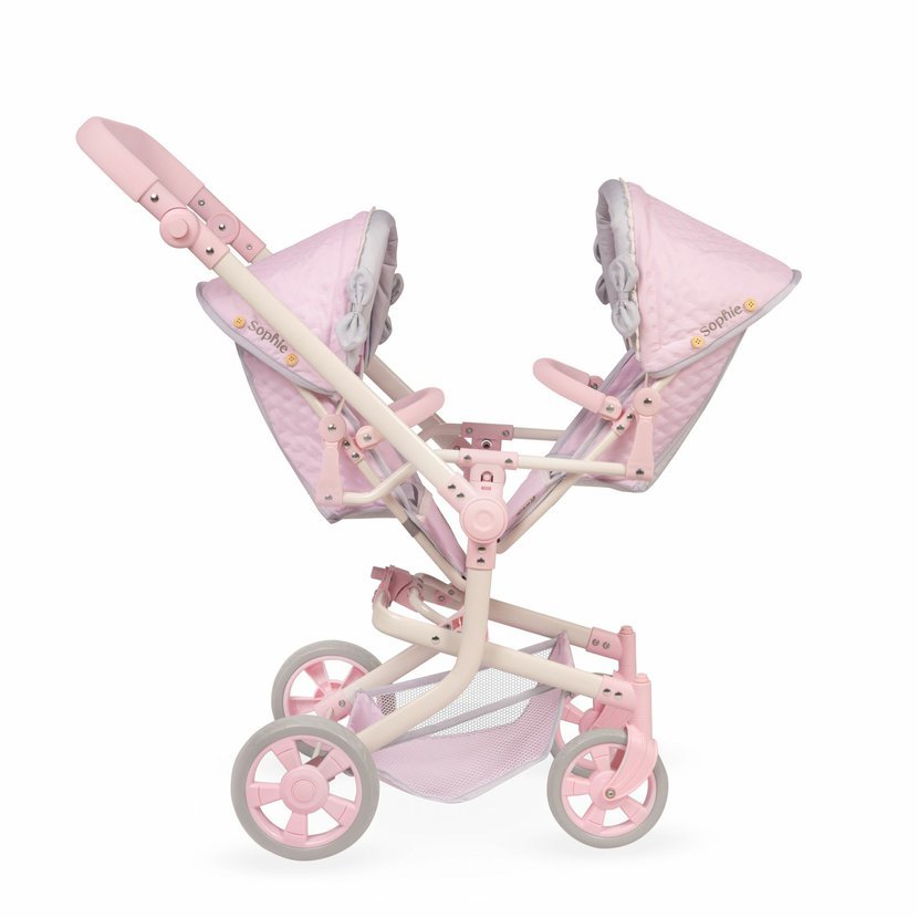DeCuevas 90875 Skládací kočárek pro dvojčata panenky s taškou Sophie 2025 - 91 cm - Obrázek 5