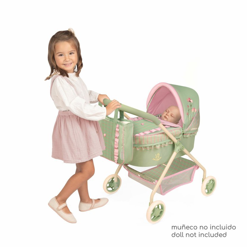 DeCuevas 86068 Můj první kočárek pro panenky s taškou Botanic 2026 – 56 cm - Obrázek 5