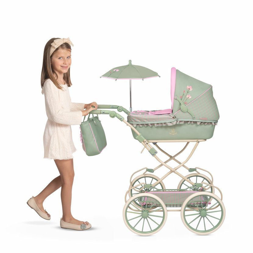 DeCuevas 81068 Skládací kočárek pro panenky s taškou a doplňky Botanic 2026 – 81 cm - Obrázek 4