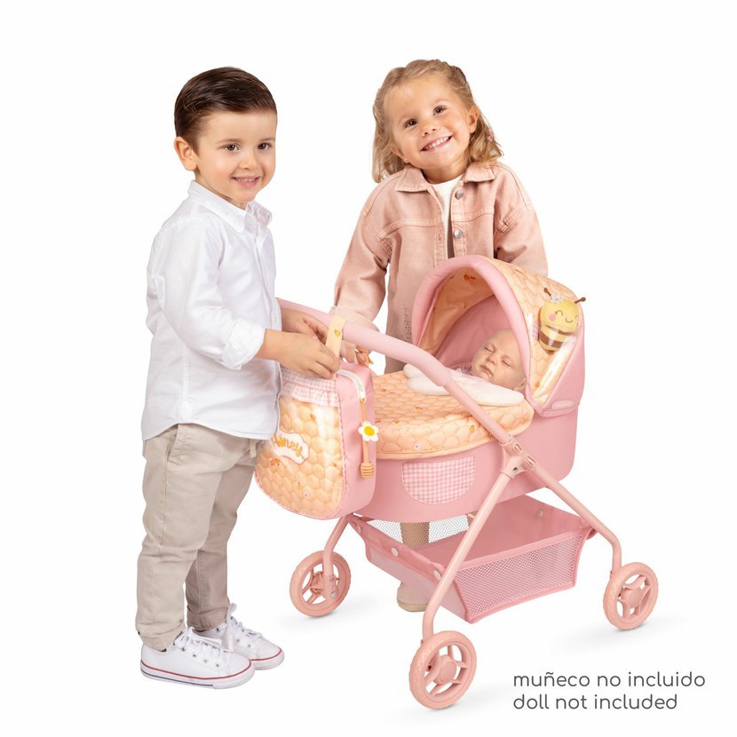 DeCuevas 86070 Můj první kočárek pro panenky s taškou Honey 2026 – 56 cm - Obrázek 3