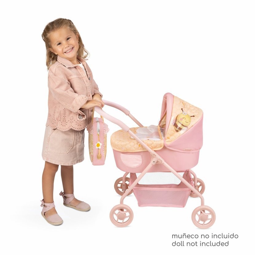 DeCuevas 86070 Můj první kočárek pro panenky s taškou Honey 2026 – 56 cm - Obrázek 4