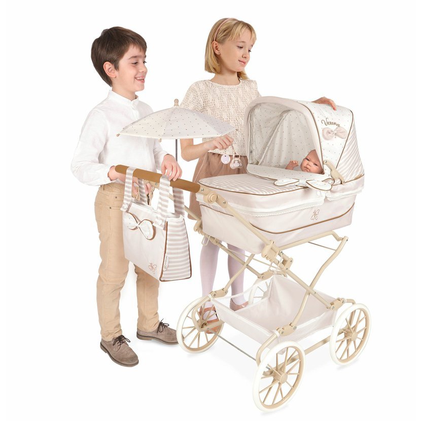 DeCuevas 82078 Skládací kočárek pro panenky REBORN se slunečníkem a doplňky Verona 2024 - 90 cm - Obrázek 3