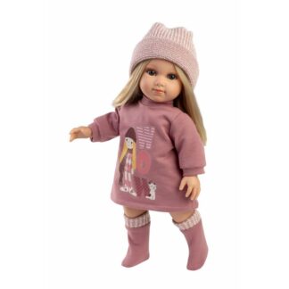 Llorens 53560 ELENA - realistická panenka s měkkým látkovým tělem - 35 cm