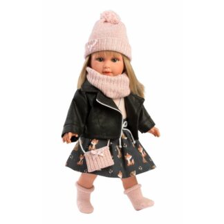 Llorens 54040 CARLA - realistická panenka s měkkým látkovým tělem - 40 cm